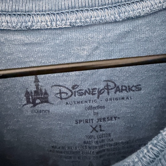 Spirit Jersey Disneyland Long Sleeve Top Blue Mineral Wash chambray XL - Picture 3 of 5
